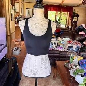 Athleta black supportive sports bra size 36D